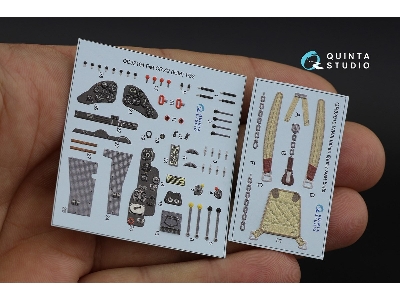 Fiat Cr.42 Falco 3d-printed & Coloured Interior (For Icm Kits) - zdjęcie 3