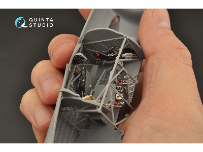 Fiat Cr.42 Falco 3d-printed & Coloured Interior (For Icm Kits) - zdjęcie 13