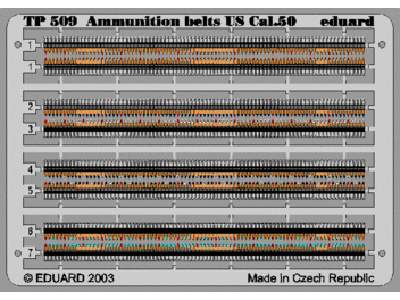  Ammunition Belts US Cal.0.50 1/35 - blaszki - zdjęcie 1