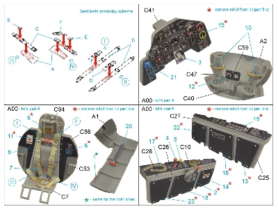 Junkers Ju Ef-126 / Ef-127 3d-printed & Coloured Interior (For Das Werk Kits) - zdjęcie 11