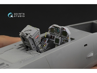 Mcdonnell Douglas F/A-18 C Late - 3d-printed & Coloured Interior (For Academy Kits) - zdjęcie 9