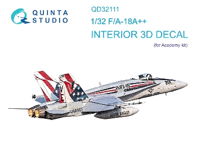 Mcdonnell Douglas F/A-18a++ - 3d-printed & Coloured Interior (For Academy Kits) - zdjęcie 2