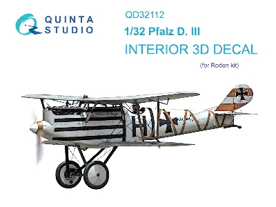 Pfalz D. Iii - 3d-printed & Coloured Interior (For Roden Kits) - zdjęcie 2
