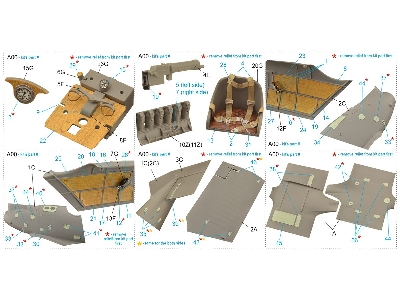 Pfalz D. Iii - 3d-printed & Coloured Interior (For Roden Kits) - zdjęcie 13