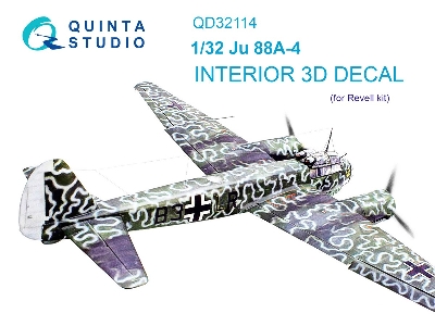Junkers Ju 88 A-4 - 3d-printed & Coloured Interior (For Revell Kits) - zdjęcie 2