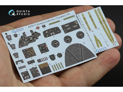 Fairey Swordfish Mk.I - 3d-printed & Coloured Interior (Fortrumpeter Kits) - zdjęcie 3