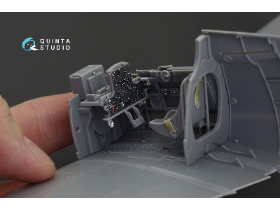 Curtiss Hawk 81-a 2 - 3d-printed & Coloured Interior (For Gwh Kits - zdjęcie 1