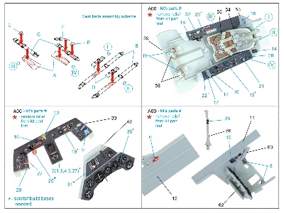 Focke Wulf Fw 190 A-8 / A-9 - 3d-printed & Coloured Interior (For Revell Kits) - zdjęcie 11