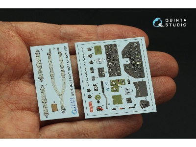 Curtiss P-40 E War Hawk - 3d-printed & Coloured Interior (For Trumpeter Kits) - zdjęcie 3