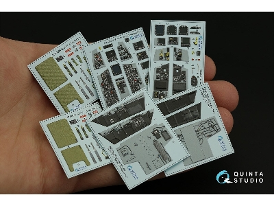 Boeing F/A-18 F Early - 3d-printed & Coloured Interior (For Trumpeter Kits) - zdjęcie 3