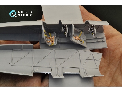 De Havilland Dh. 82 A Tiger Moth  - 3d-printed & Coloured Interior (For Icm Kits) - zdjęcie 1