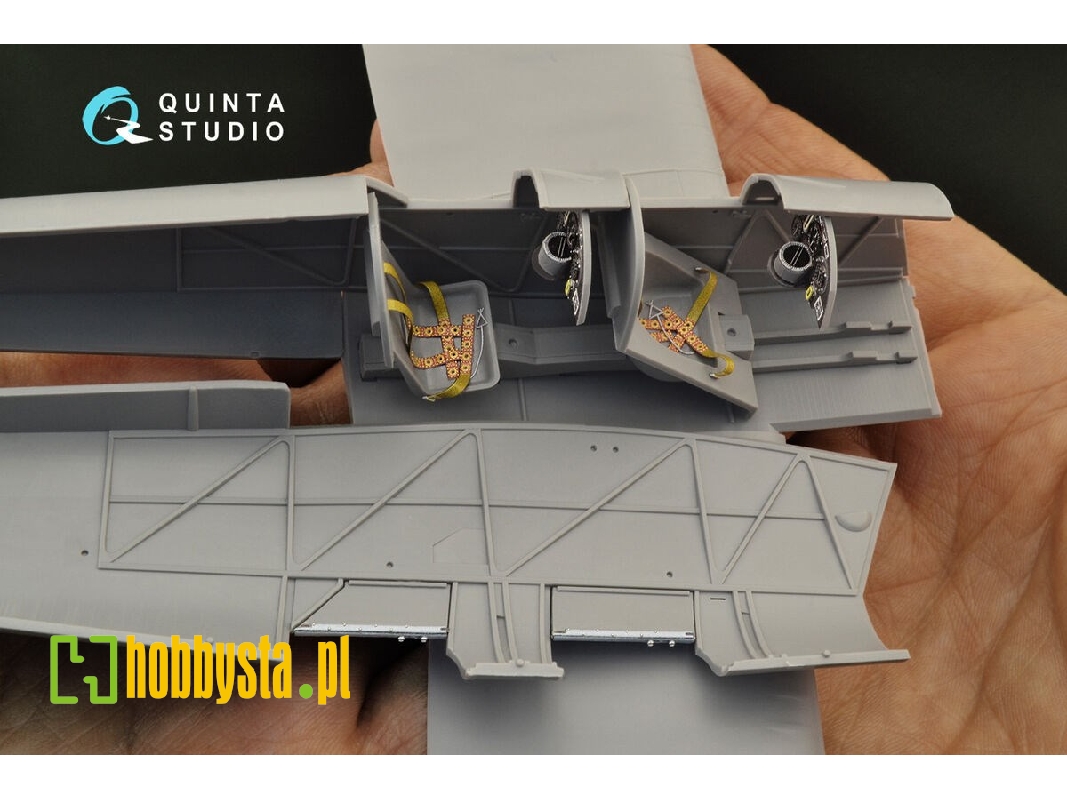 De Havilland Dh. 82 A Tiger Moth  - 3d-printed & Coloured Interior (For Icm Kits) - zdjęcie 1