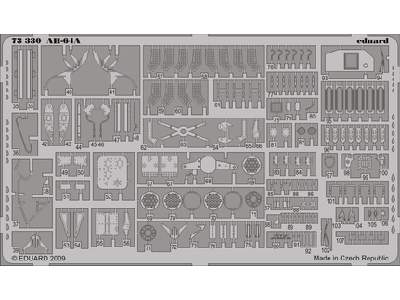  AH-64A S. A. 1/72 - Hobby Boss - blaszki - zdjęcie 1