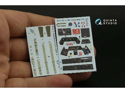 Focke Wulf Ta-152 H - 3d-printed & Coloured Interior (For Zoukei Mura Kits) - zdjęcie 3