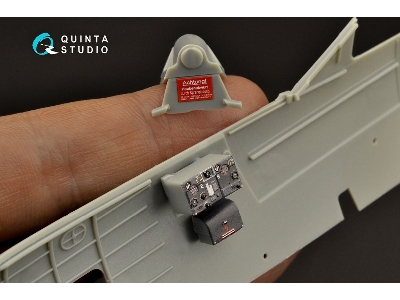 Focke Wulf Ta-152 H - 3d-printed & Coloured Interior (For Zoukei Mura Kits) - zdjęcie 7