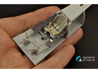 Focke Wulf Ta-152 H - 3d-printed & Coloured Interior (For Zoukei Mura Kits) - zdjęcie 9