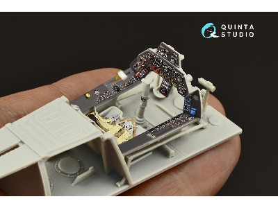 Focke Wulf Ta-152 H - 3d-printed & Coloured Interior (For Zoukei Mura Kits) - zdjęcie 10