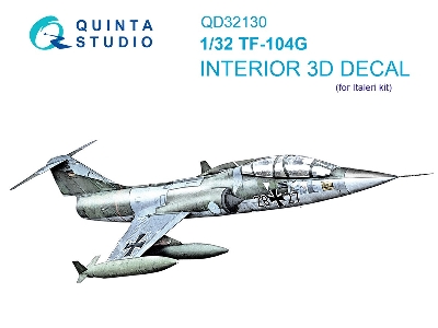 Lockheed Tf-104 G - 3d-printed & Coloured Interior (For Italeri Kits) - zdjęcie 2