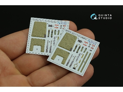 Mcdonnell Dougals F/A-18 D Early  - 3d-printed & Coloured Interior (For Academy Kits) - zdjęcie 5