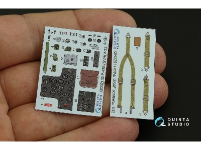 Curtiss P-40 B Warhawk - 3d-printed & Coloured Interior (For Gwh Kits) - zdjęcie 3
