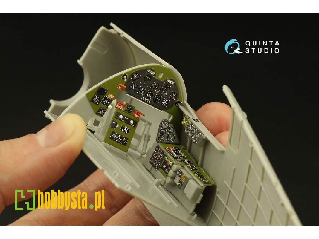 Grumman F6f-3 Hellcat - 3d-printed & Coloured Interior (For Trumpeter Kits) - zdjęcie 1 Grumman F6f-3 Hellcat - 3d-printed & Coloured Interior (For Trumpeter Kits) - zdjęcie 1