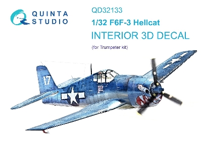Grumman F6f-3 Hellcat - 3d-printed & Coloured Interior (For Trumpeter Kits) - zdjęcie 2