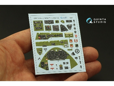 Grumman F6f-3 Hellcat - 3d-printed & Coloured Interior (For Trumpeter Kits) - zdjęcie 4
