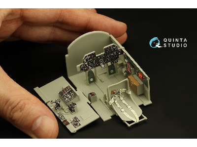 Republic P-47 D Thunderbolt 'razorback' - 3d-printed & Coloured Interior (For Trumpeter Kits) - zdjęcie 9