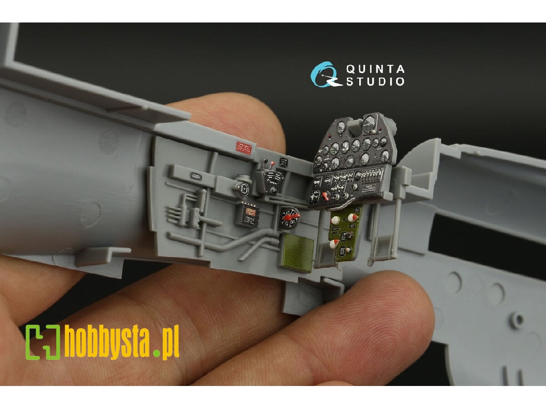 Curtiss P-40 E/K Warhawk - 3d-printed & Coloured Interior (For Hasegawa / Eduard Kits) - zdjęcie 1