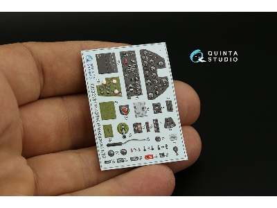 Curtiss P-40 E/K Warhawk - 3d-printed & Coloured Interior (For Hasegawa / Eduard Kits) - zdjęcie 5