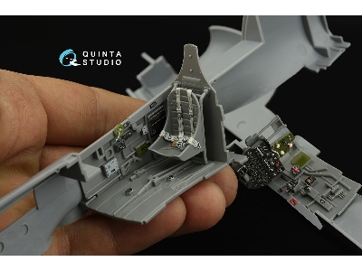 Curtiss P-40 E/K Warhawk - 3d-printed & Coloured Interior (For Hasegawa / Eduard Kits) - zdjęcie 9
