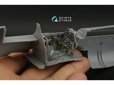Curtiss P-40 E/K Warhawk - 3d-printed & Coloured Interior (For Hasegawa / Eduard Kits) - zdjęcie 11