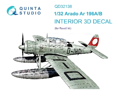 Arado Ar 196 A/B - 3d-printed & Coloured Interior (For Revell Kits) - zdjęcie 2