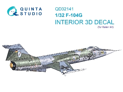 Lockheed F-104 G - 3d-printed & Coloured Interior (For Italeri Kits) - zdjęcie 2