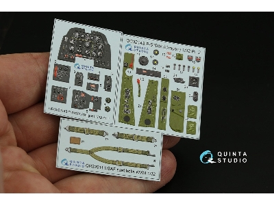 North Americna P-51 D/K Mustang - 3d-printed & Coloured Interior (For Dragon Kits) - zdjęcie 3
