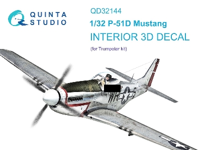 North American P-51 D Mustang - 3d-printed & Coloured Interior (For Trumpeter Kits) - zdjęcie 2