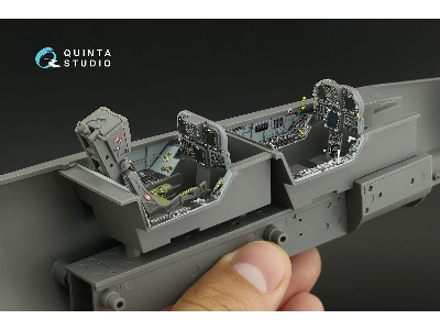 Mcdonnell Douglas F/A-18 B Hornet - 3d-printed & Coloured Interior (For Academy Kits) - zdjęcie 1