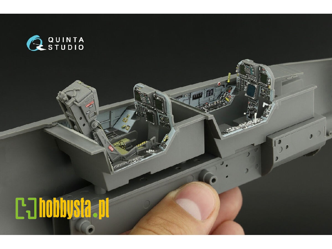Mcdonnell Douglas F/A-18 B Hornet - 3d-printed & Coloured Interior (For Academy Kits) - zdjęcie 1