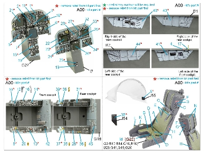 Mcdonnell Douglas F/A-18 B Hornet - 3d-printed & Coloured Interior (For Academy Kits) - zdjęcie 13