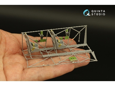 Stearman Pt-17/N2s-3 Kaydet - 3d-printed & Coloured Interior (For Icm And Revell Kits) - zdjęcie 7