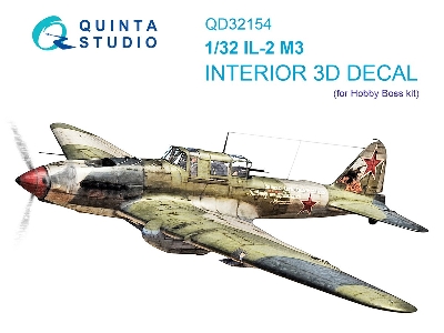 Ilyushin Il-2m3 - 3d-printed & Coloured Interior (For Hobby Boss Kits) - zdjęcie 2
