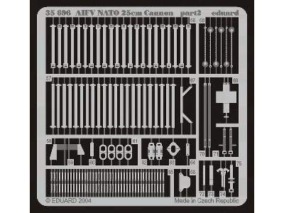 AIFV NATO 250mm Cannon 1/35 - Afv Club - blaszki - zdjęcie 3
