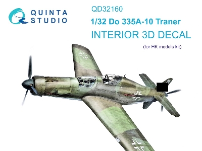 Dornier Do 335 A-10 Trainer - 3d-printed & Coloured Interior (For Hk Models Kits) - zdjęcie 2