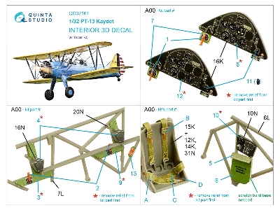 Pt-13 Kaydet - 3d-printed & Coloured Interior (For Roden Kits) - zdjęcie 10