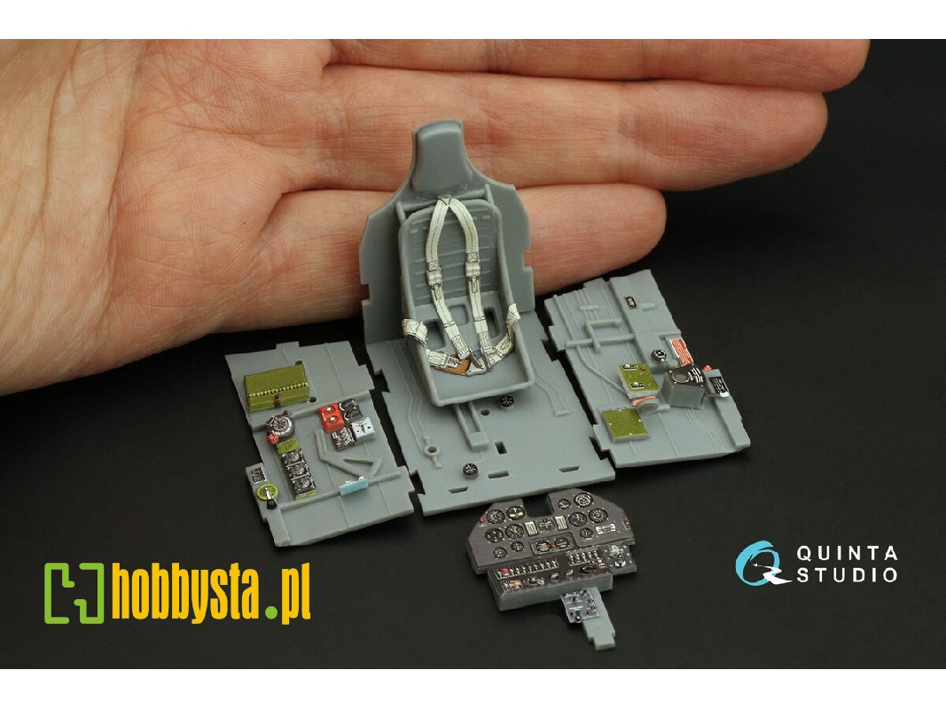 Curtiss P-40n Warhawk - 3d-printed & Coloured Interior (For Trumpeter Kits) - zdjęcie 1 Curtiss P-40n Warhawk - 3d-printed & Coloured Interior (For Trumpeter Kits) - zdjęcie 1