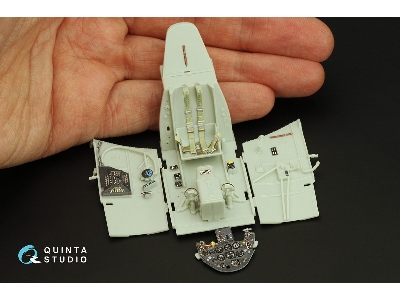 Messrchmitt Bf 109 G-2 / G-4 - 3d-printed & Coloured Interior (For Revell Kits) - zdjęcie 11