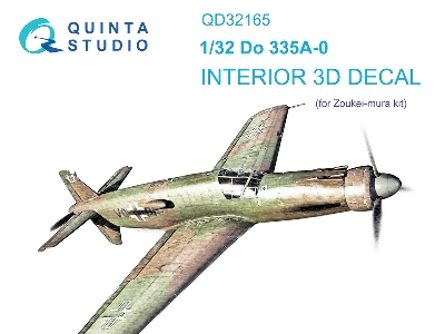 Dornier Do 335 A-0 - 3d-printed & Coloured Interior (For Zoukei Mura Kits) - zdjęcie 2