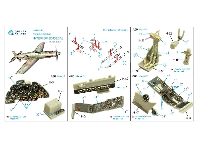 Dornier Do 335 A-0 - 3d-printed & Coloured Interior (For Zoukei Mura Kits) - zdjęcie 11