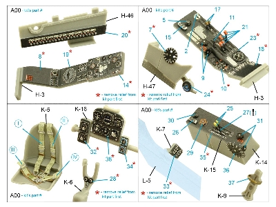 Dornier Do 335 A-12 Pfeil - 3d-printed & Coloured Interior (For Zoukei Mura Kits) - zdjęcie 18