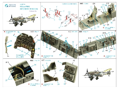 Junkers Ju 87 D/G - 3d-printed & Coloured Interior (For Hasegawa Kits) - zdjęcie 13